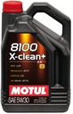Motul 8100 X-Clean+ C3 5W30 5л