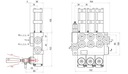 HYDRAULICKÝ ROZDEĽOVAČ 3 SEKČNÝ 40L PNEUMATICKY OVLÁDANÝ BADESTNOST Hmotnosť (s balením) 2.5 kg