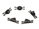 КЛИПСЫ НАКЛАДКИ ХРОМ ДВЕРИ BMW 3 E90 E91 F30 F31  (7128366113) фото min 7