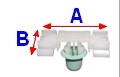 CLAMPS MOULDINGS MOULDINGS BOCZNEJ DOOR BMW 3 E36 photo 2 - milautoparts-fr.ukrlive.com