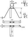 Objímka murivo držiak držiaky stožiara rúrky 20cm Kód výrobcu Obejma 20cm