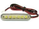 Габаритный фонарь LED 6 SMD для грузовых автомобилей 12В 24В