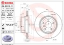 DISCS I PADS BREMBO REAR BMW 5 E60 E61 XDRIVE photo 2 - milautoparts-fr.ukrlive.com