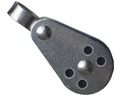 BLOCZEK Z KAUSZĄ NIERDZEWNY ROLKA 25MM NYLONOWA