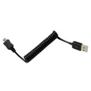 USB - Кабель Micro USB, пружинная спираль, 10-100 см