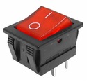 Большой переключатель с красной подсветкой 250 В переменного тока (0797)