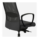 IKEA MARKUS krzesło biurowe obrotowe fotel C.SZARY Głębokość mebla 60 cm