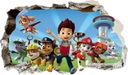 3D наклейка PAW PATROL с узором в виде отверстий 1