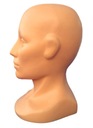 Figurína hlava plastová čierna na čiapky Nízka Druh ženy