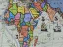 Настольный блокнот с картой мира «Маршруты открытий».