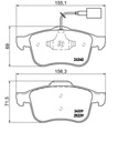 PADS BRAKE BREMBO P23132 77365354 photo 4 - milautoparts-fr.ukrlive.com