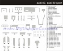 AUDI 80 B4 OKLEINY PANELS DASHBOARD STICKERS DÉCOR PANEL DASH PANEL CARBON photo 3 - milautoparts-fr.ukrlive.com