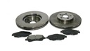 DISCS PADS FRONT TOYOTA AVENSIS T25 03- D4-D photo 2 - milautoparts-fr.ukrlive.com