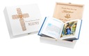 Библия, Святая Библия, Причастие, Крещение, Гравировка на коробке