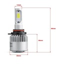ЛАМПОЧКА МОТОЦИКЛ QUAD СВЕТОДИОДНЫЕ HIR2 9012 16000LM S2 72W 12V 24V ВЕНТИЛЯТОР 1 ШТУКА  фото 8