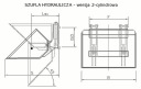 SZUFLA ГІДРАВЛІЧНА 2 CYL. 1,2M3 NA KARETKE РАМА  фото 5