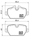 SABOTS DE FREIN MIKODA 70438 BMW 1 E87 E81 3 E90 E92 ARRIÈRE .. photo 2 - milautoparts-fr.ukrlive.com