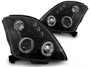 FEUX AVANT SUZUKI SWIFT 05-10 BLACK ANGEL LED photo 2 - milautoparts-fr.ukrlive.com