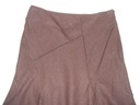 SOON hnedá ľanová sukňa s podšívkou R 42 Značka iná