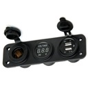 VOLTMETER METER NABÍJAČKA USB ZÁSUVKA 12V EAN (GTIN) 8052532435395