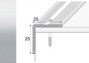 Полоса 90см алюминиевый уголок 25х25мм СЕРЕБРЯНАЯ А40