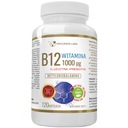 PROGRESS LABS METYLKOBALAMIN Vitamín B12 1000g 120 kaps + PILL BOX Kód výrobcu witamina b12 + probiotyk na układ nerwowy
