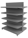 MAGO SHOP SHELF, металлическая гондола, 170/125/82