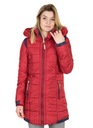 Płaszczyk Damski Kurtka z Kapturem 6806 L Czerwon