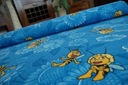 Detský koberec 170x170 MAJA modrý pre deti Druh saský