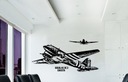 Naklejka ścienna samolot Douglas DC-3 DAKOTA 100x50 nr. 57
