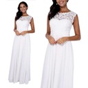 БЕЛОЕ свадебное платье гражданской свадьбы подружки невесты М