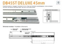 GUĽÔČKOVÉ VODIDLO DOMČEK L-350 DB45ST DELUXE AMIX Výška 45 mm