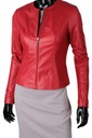 Červená dámska kožená bunda Chanelka prírodná koža DORJAN CHA464 L Kód výrobcu Cha450