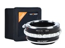 Переходник Sony NEX E-mount – диафрагма Nikon (G).