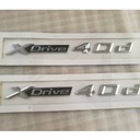 BMW XDRIVE 40D DOOR BOOTLID INSCIPTION EMBLEM CHROME X1 X3 X4 X5 F15 G05 X6 G06 photo 3 - milautoparts-fr.ukrlive.com