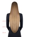 VLASY NATURAL PRAMENE 50CM 20kusov 0,8g KERATIN Farba vlasov iná