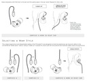 SŁUCHAWKI DOKANAŁOWE MEE AUDIO PINNACLE P1 COMPLY Rodzaj słuchawek dokanałowe