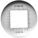 Lupa x10 z podziałką skala 0,5mm, podświetlenie Led Kod producenta 52018