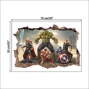 Nálepka na stenu - Hulk Captain America Thor Iron Značka Dekoracje-Online Marcin Tyc