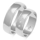 OBRÚČKY ZLATÁ 14K 6 mm ZIRKONIA id A-153 Veľkosť/vnútorný priemer (mm) nastaviteľná