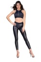 SHAPESTAR LEGGINS -BLACK DIAMOND M черный, фитнес