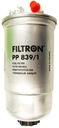 AUDI A4 B6 B7 1.9TDI PALIVOVÝ FILTER PP839/1 FILTRON Výrobca dielov Filtron