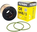 Filtron OE 648/5 Olejový filter Druh olejového filtra vkladací