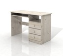 DSI-meble drevený Písací stôl 3S pravý biely borovicový EAN (GTIN) 5905178350887