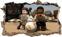 Nálepka Plagát na stenu STAR WARS LEGO 3D XXXL Značka iná