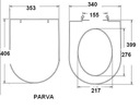 DUROPLASTOVÁ DOSKA PRE SADU CERSANIT GAVO Farba biela