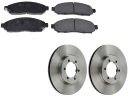 Передние тормозные диски + колодки Nissan NAVARA D40 PATHFINDER R51 16'