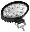 FARO EN FUNCIONAMIENTO 8 DIODO LUMINOSO LED OVALO HALÓGENO 12-24V MEGA POTENCIA 