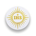 Нашивка IHS, эмблема, аппликация Первое Святое Причастие. 5б