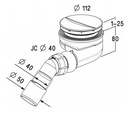 RADAWAY TURBOFLOW SIFÓN 90&quot; TB90P DODANIE HRA EAN (GTIN) 5902738033136